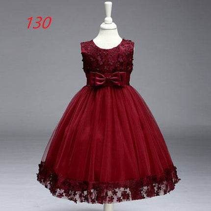 Summer Skirt Kids Girls Princess Tutu Flower Children Wedding Dress Wholesale Show Skirt - Royalessencelux