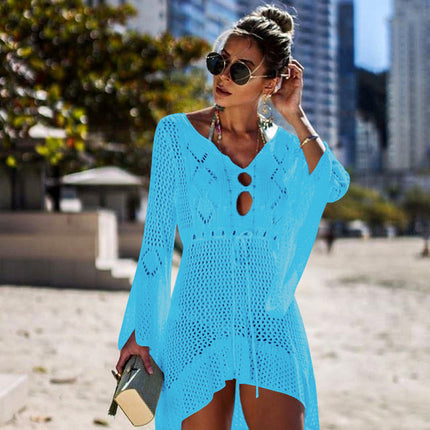 .Bikini Women Swimsuit Cover-up Beach Bathing Beach Dress - Royalessencelux