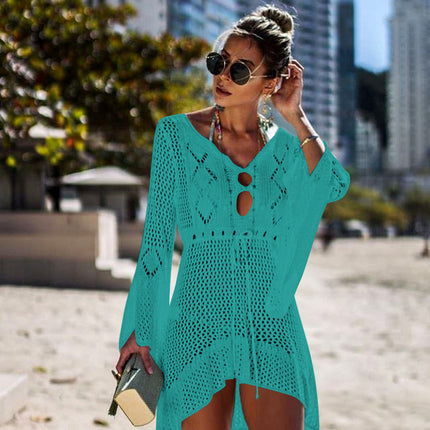 .Bikini Women Swimsuit Cover-up Beach Bathing Beach Dress - Royalessencelux