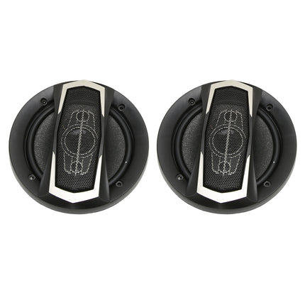 2Pcs Car Loudspeaker 600W High and Low Sound Stereo 6inch Coaxial Car Speakers for Car Modification - Royalessencelux