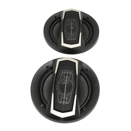 2Pcs Car Loudspeaker 600W High and Low Sound Stereo 6inch Coaxial Car Speakers for Car Modification - Royalessencelux