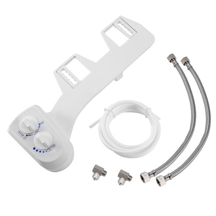 Hot/Cold Nozzle Non-Electric Toilet Bidet Wash Attachment for Water Spray Bathroom Seat - Royalessencelux
