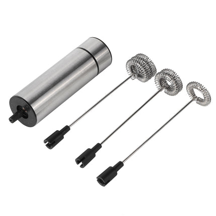 Stainless Steel Coffee Stirrer Mixer Blender Electric Egg Beater Milk Frother Home Kitchen Utensils - Royalessencelux