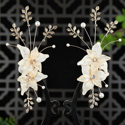 Headdress Bride Chinese Luxury Atmospheric Liquid Making Flower Tassel Phoenix Crown Wedding - Royalessencelux