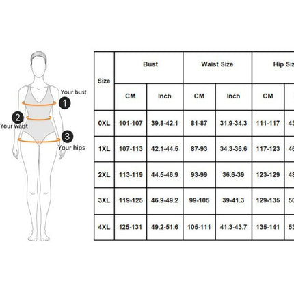 Women's Fashion Plus Size One Piece Swimwear - Royalessencelux