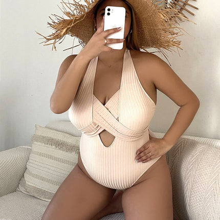 Women's Fashion Plus Size One Piece Swimwear - Royalessencelux