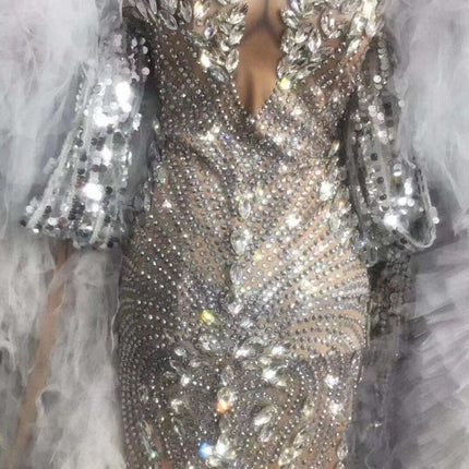 Stage Nightclub DJ Female Singer European And American Skirt - Royalessencelux