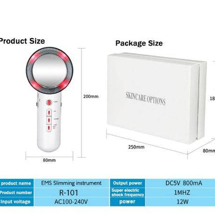 Beauty Care Slimming Device Handheld Ultrasound Body Fat Remove Massager - Royalessencelux