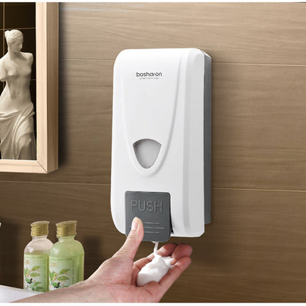 Wall-mounted hand press foam soap dispenser - Royalessencelux