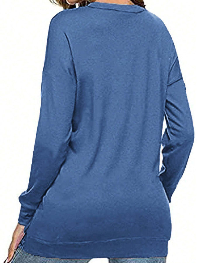 Womens Sweatshirts Fall Fashion 2024 Long Sleeve Tops Comfy Crewneck Casual Shirts - Royalessencelux