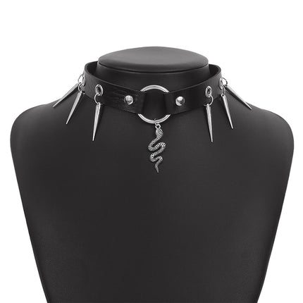 Fashion Jewelry Personalized Punk Snake Necklace - Royalessencelux