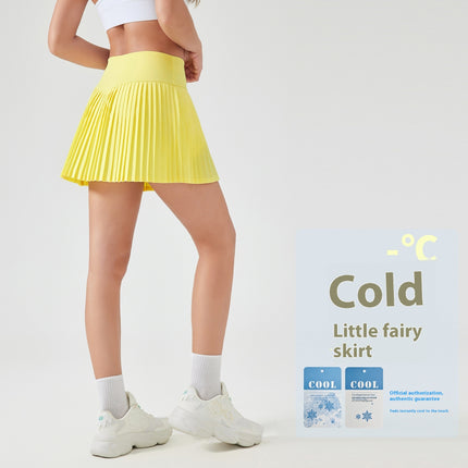 Double Layer Anti-exposure Three Points Exercise Skort - Royalessencelux