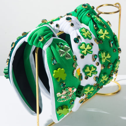 Diamond New Irish Green Hats Headband - Royalessencelux
