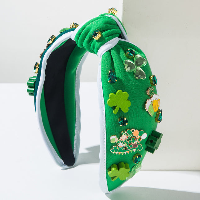 Diamond New Irish Green Hats Headband - Royalessencelux