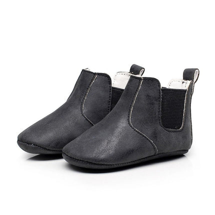 Baby Shoes Baby Xie Shoes Toddler Shoes Elastic PU Soft Shoes Children's Shoes - Royalessencelux