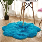 Navy Blue / 45x45 plum blossom