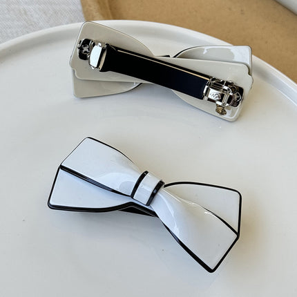 Camellia Bow Spring Side Clip Female Hairpin - Royalessencelux