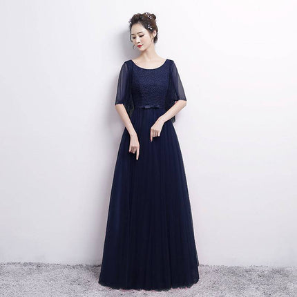 Banquet Evening Dress Female Spring New Fashion Annual Meeting Host Dress Chorus Performance Long Dress - Royalessencelux