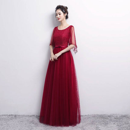 Banquet Evening Dress Female Spring New Fashion Annual Meeting Host Dress Chorus Performance Long Dress - Royalessencelux