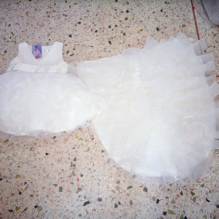 Trailing dress flower girl tuxedo small dress - Royalessencelux