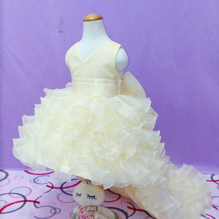 Trailing dress flower girl tuxedo small dress - Royalessencelux