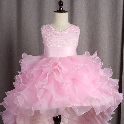 Trailing dress flower girl tuxedo small dress - Royalessencelux