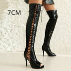 Black 7CM Heel Height / 45