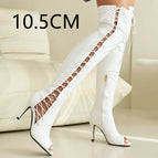 White 10.5CM Heel Height / 45