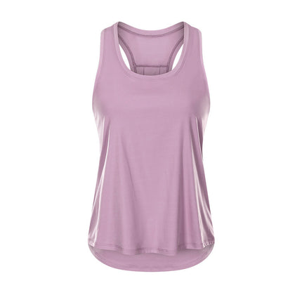 Women's Sports Nude Sleeveless Yoga Uniform Blouse - Royalessencelux