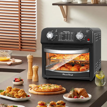 12 Liter Air Fryer With Dual Knob Control Healthy Oil-free Cooking Oven - Royalessencelux