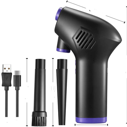 Cordless Air Duster Compressed Air Blower Electric Air Duster for Computer Keyboard Camera Cleaning Small Appliances - Royalessencelux