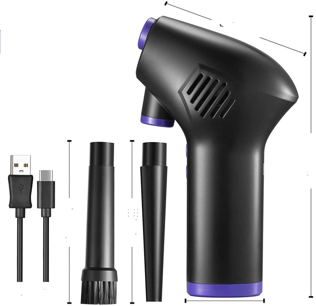 Cordless Air Duster Compressed Air Blower Electric Air Duster for Computer Keyboard Camera Cleaning Small Appliances - Royalessencelux