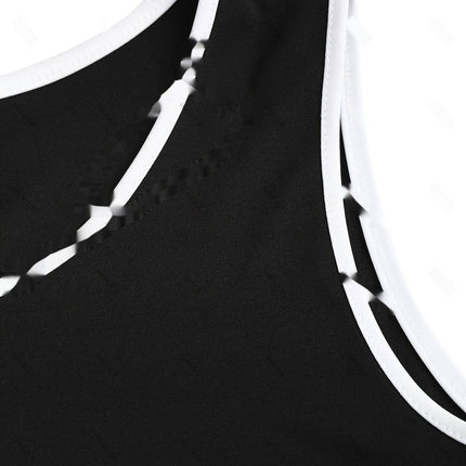 Women's Color Matching Three-quarter Sleeve Top And Hip Skirt Two-piece Set - Royalessencelux