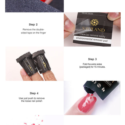 Nail Polish Remover Wraps - Royalessencelux