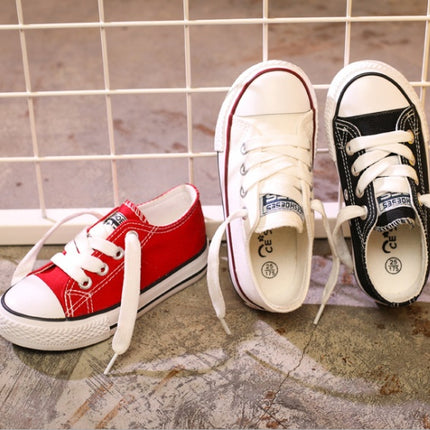 Canvas Shoes Non-slip Casual Shoes Student Parent-child Shoes New Baby Shoes White Shoes - Royalessencelux