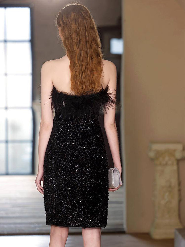 Off-shoulder Banquet Evening Dress Woman - Royalessencelux