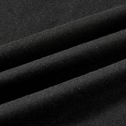 Splicing Bear And Letter Printed Casual T-shirt, Round Neck Loose Top With Dropped Shoulders, Suitable For Spring And Summer - Royalessencelux