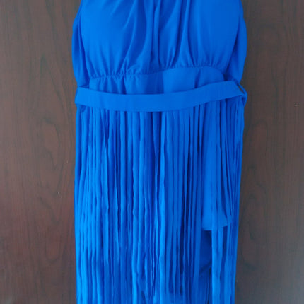 Triangle Slimming Plus Size XL-6XL Underwire Tassels Fat Lady Plus Size Swimwear - Royalessencelux