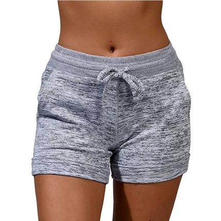 Women Shorts Quick-dry Lace-up Stretch Sports Pants - Royalessencelux