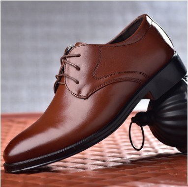 Black Shoes With Pointed Toe For Men - Royalessencelux