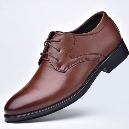 Black Shoes With Pointed Toe For Men - Royalessencelux
