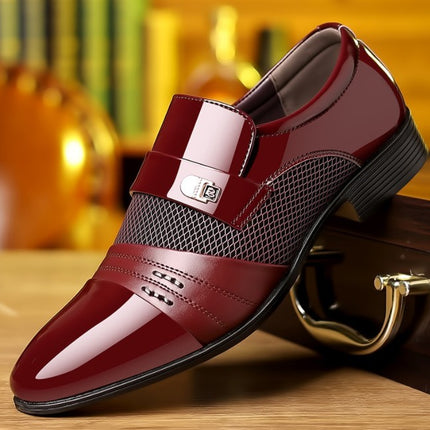 Men's shoes leather shoes men's casual shoes - Royalessencelux