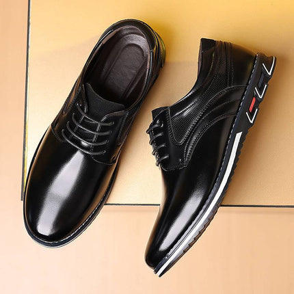Men's Work Fashion Leather Shoes - Royalessencelux
