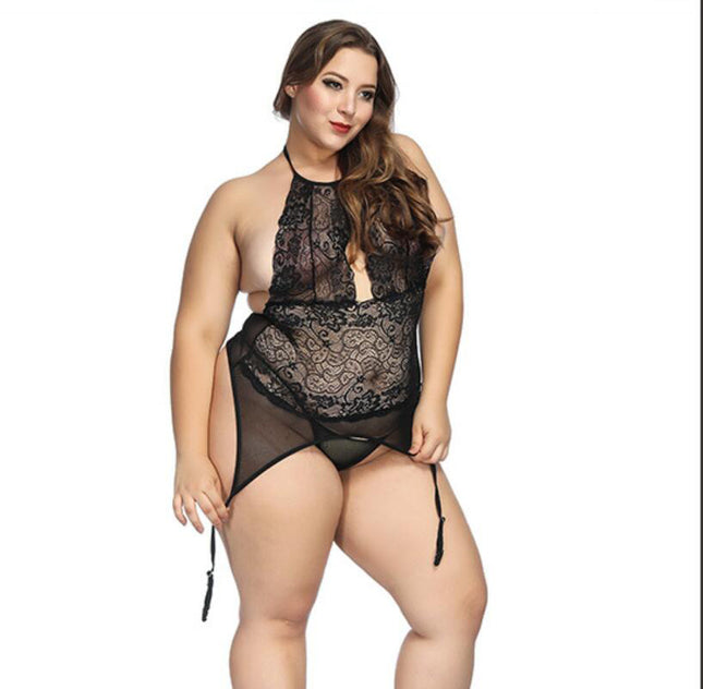Lace plus size bodysuit - Royalessencelux