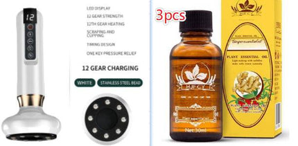 Electric Vacuum Cupping Massager For Body Anti-Cellulite Suction Cup Gua Sha Massage Body Cups Guasha Fat Burning Slimming Jars - Royalessencelux