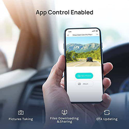 70mai A500s 1944P Dash Cam A800S Built-in GPS ADAS 140FOV 70mai Car Camera - Royalessencelux