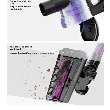 Brushless Large Suction Foldable Handheld Vacuum Cleaner Integrated - Royalessencelux