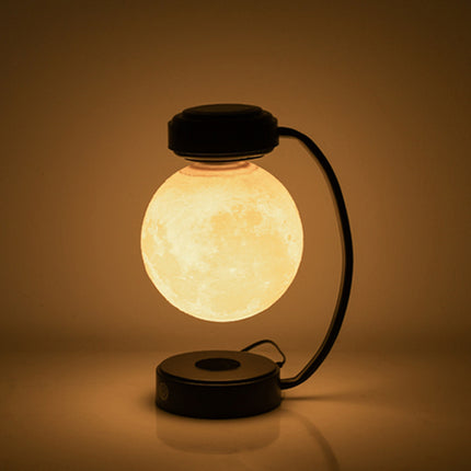 3D LED Moon Night Light Wireless Magnetic Levitating Rotating Floating Ball Lamp For School Office Bookshop Home Decoration - Royalessencelux