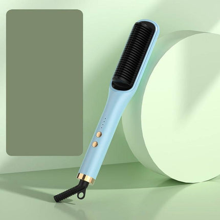 Anion Hair Care Electric Hair Curlers Hair Comb Straightener - Royalessencelux