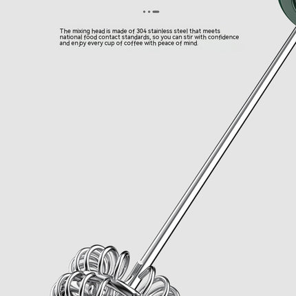 Milk Frother Egg Beater Coffee Frother Household Electric Milk Stirring Battery Handheld Blender - Royalessencelux
